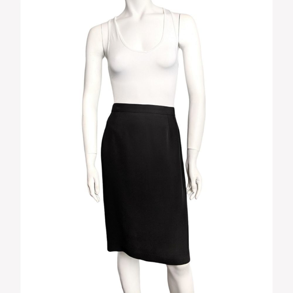 Emanuel Ungaro Parallele  black pencil skirt